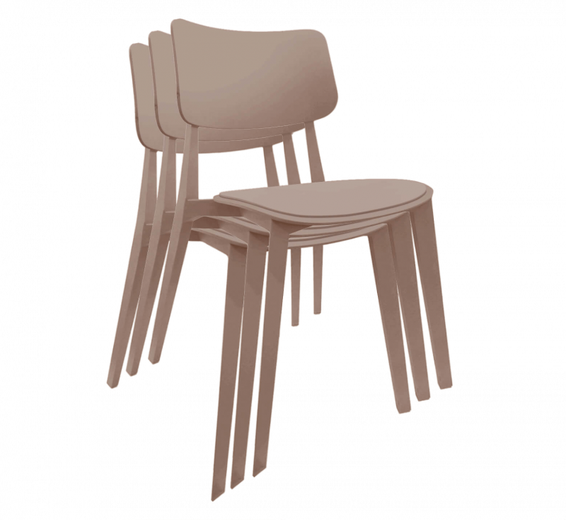 Эргономичный удобный пластиковый стул